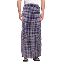 Weavers Villa Men's 100% Cotton Multicolored Unstiched Lungi (2 Mtrs) - Pack Of 1