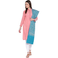 Weavers Villa Acro Wool Women's Shawl, 100Cm X 200Cm (Aqua)