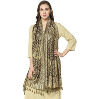 Weavers Villa 100% Soft Viscose Women's Scarf, Stoles, Scarves (Coffee), 70Cm X 200Cm