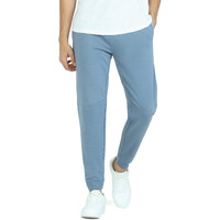 Xyxx Men Terry Cotton-Blend Joggers, Regular Fit, Solid, Pack Of 1, Xyjog20L, Ice Blue, L