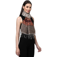 Weavers Villa Acro Wool Women's Muffler (Mf-903, Size: 34Cm X 200Cm)
