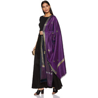 Weavers Villa - Women's Beautiful Maroon Shawls, Stoles (Purple), 100Cm X 200Cm