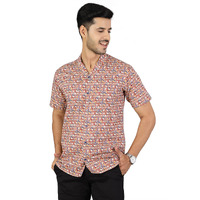 Wintage Cotton Multicolored Printed Shirt : M