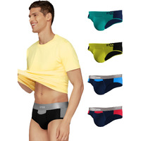 Xyxx Men's Modal Brief (Pack Of 5) (Xybrf5Pckn107S_Navigate+Lime+Red+Black+Blue_S)