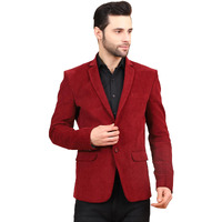Wintage Men's Corduroy Cotton Red 1 Blazer : 44/ Xl : Blazer1544