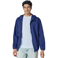 Xyxx Mens Ozone Uv Procted Parka Jacket, Relaxed Fit, Solid, Pack Of 1, Mb22Prk04L, Imperia Blue, L