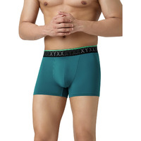 Xyxx Mens Tactel Nylon Trunk, Regular Fit, Solid, Pack Of 1, Tb2Trnk05M, Pacific Green, M