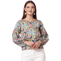 Oomph! Tops For Women, Blue - Mt753