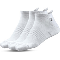 Xyxx Mens Ankle-Length Socks, Solid, Pack Of 3, Xysks3Pckn05, Polar White+Polar White+Polar White