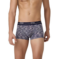 Xyxx Men's Modal Trunks (Pack Of 1) (Xytrnk76L_Blue & White_L)