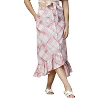 Oomph! Long Skirts For Women Pink - Msk212