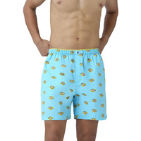 Xyxx Men's Cotton Boxers (Pack Of 1) (Xybox54L_Mental Health_Blue_L)