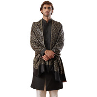 Pashmoda Men Gulnari Kaani Stole (Size 71X203 Cm)
