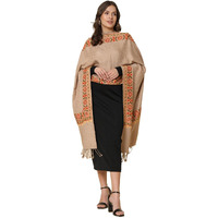 Pashmoda Women Bahaar Embroidered Stole (Size 71X203 Cm)
