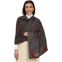 Pashmoda Women Dastaan Woven Design Jamawar Shawl (Size 101X203 Cm)