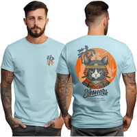 Peppyzone Men's Regular Fit T-Shirt (Pz-Trendy-50_Sky Blue