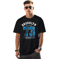 Peppyzone Men's Baggy Fit Drop Shoulder Tshirt For Men (L, Black2)