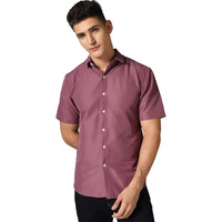Om Sai Latest Creation Mens Rayon Man Casual Shirt Regular Fit Western (Oslc-Ms-6057_Purple_Xl)