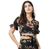 Oomph! Crop Top, Black, Mt894