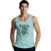 Peppyzone Men's Regular Fit Vest (Tt-Teddy1620_Sky Blue2