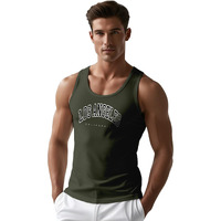 Peppyzone Men's Printed Regular Fit Vest (Tt-Trendy-199_Olive5