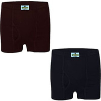 Prakasam Cotton (Marlow Mens Inner Elastic Trunks Without Pocket-Pack Of 2