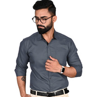 Pinkmint Casual Shirt For Men Regular Fit Long Sleeve Shirt Suitable For Event, Formal Wear