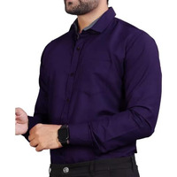 Pinkmint Casual Cotton Long Sleeve Shirt For Men Formal Wear Regular Wear