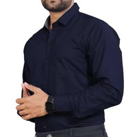 Pinkmint Casual Cotton Long Sleeve Shirt For Men Formal Wear Regular Wear