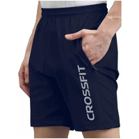 Selvia Men's Knitted Lycra Full Elastic Active Stretchable Shorts (566Tk7743N-S_Blue)