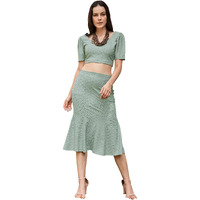 Purvaja Womens Midi Co-Ords (Jemi-022-Pastel_Light Green_Xx-Large)