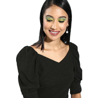 Rare Women's Slim Blouse (Ep7024_Black L)