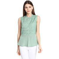 Rare Women's Tribal Regular Fit Top (Ep2970- Green Xl)