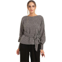 Rare Women's Checkered Regular Fit Blouse (Ep3027-S_Black S)