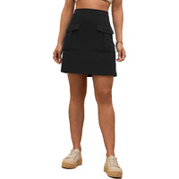 Rare Spandex Western Skirt Black