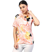 Rigo Rayon Printed Shirts For Women | Half Sleeves Hawaiian Shirts For Women | Summer Shirts Shirt For Women | Slim Fit, Casual Shirt | Beach | Goa | Party | Outing Wear Shirt For Girls & Women