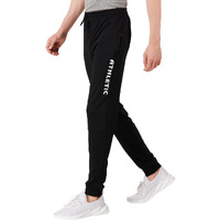 T2F Men's Regular Track Pants (Mns-Jog-02_Black_S)