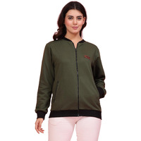 Rigo Women's Bomber Jacket (Wsw09211106-M_Olive Green