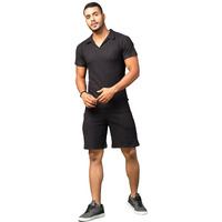 Rigo Waffle Knit Co-Ord Set For Men's | Night Suit Set For Men's | Lounge-Wear Nightdress Pajama Set For Men's | Night Wear, Beach Wear, Vacation Wear Light Purple