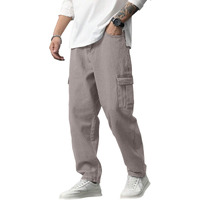 Men Loose Fit Men's Flip Pocket Cargo || Mens Stylish Cotton Loose Fit Denim Cargo Jeans || Multi-Pocket Styling || Perfect For Casual Fashion || Comfortable Classic Men's Outerwear (Mdj-3)