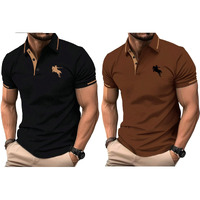 Tagas Men's Solid Regular Fit T-Shirt (Mt-11-L) Black