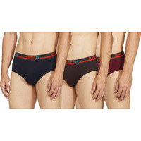 Coblue By Rupa Inner Elastic 85 Cm Brief For Men (Pack Of 3) Multicolour
