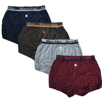 Rupa Men's Cotton Letter Print (Pack Of 4) (Macroman Col Plain Trunk (Po4)-M_5_Assorted_85 Cm)