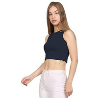 Tagas Skinny Fit Wome Western Tank Tops For Womens And Girls| (C5P-51_Navy Blue