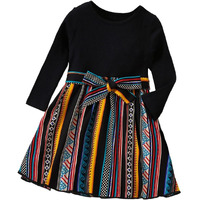 Tagas Girls' Dress || Girls Dress || Party Dress For Girls ||Fency Dress|| Frock || Girls Dress ||(Kd) Black