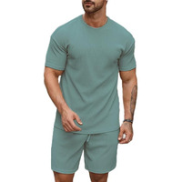 Shienzy Men's Casual Solid Printed Night Suit Co-Ord Set || T-Shirt And Shorts Nightwear Set || Sleepwear/Loungewear For Regular Wear (1166Shz_Rm_Xxl)