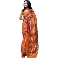 Shiv Textiles Cotton Printed Saree For Women.(Smc-St-230-Red)