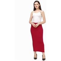 Shiv Textiles Women's Lycra Plain Shapewear(Sanado-Plain-Shapewear-Maroon-L)