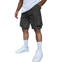 Smowkly Authentic Men's Cotton Classic Cargo Shorts || Elastic Waist & 4 Pockets || Regular Fit Above Knee Length Chino Half Pant For Summer || Men Shorts || Men Shorts Cotton || Men's Shorts Casual