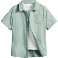 Tagas Boy's Polyester Regular Fit Shirt (Bs-2033-Mint-5_Mint 5 6 Years)
